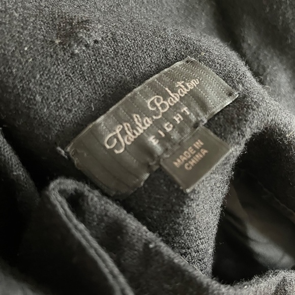 Aritzia Talula Babaton Black Paper bag Wool Skirt with pockets - Picture 2 of 3